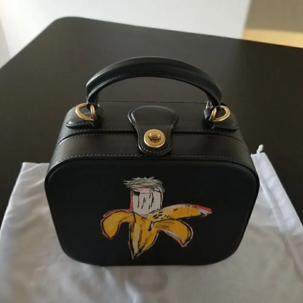 NWOT Coach Jean Michel Basquiat Square Box Bag
